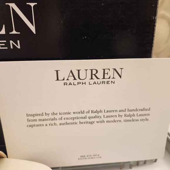 Ralph Lauren Leather " Gabriele" Cream Heeled Sandals. NIB. Size 10 - Picture 3 of 11